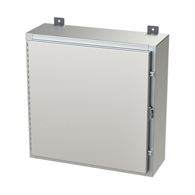 Saginaw Control & Engineering SCE-24H2408SSLP 24x24x8" 304 Stainless Steel Wall Mount Electrical Enclosure