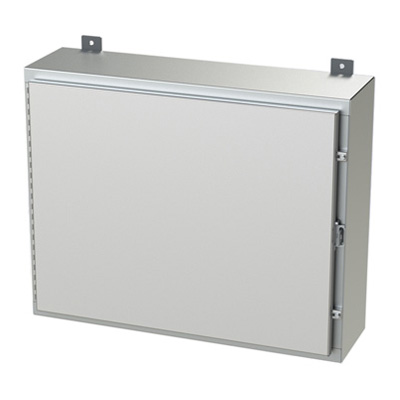 Saginaw Control & Engineering SCE-24H3008SSLP 24x30x8" 304 Stainless Steel Wall Mount Electrical Enclosure