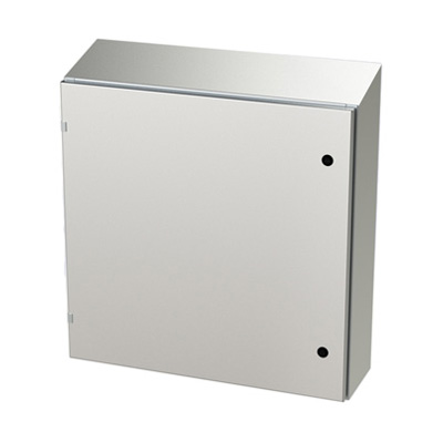 Saginaw Control & Engineering SCE-30EL3008SSST 30x30x8" 304 Stainless Steel Wall Mount Electrical Enclosure