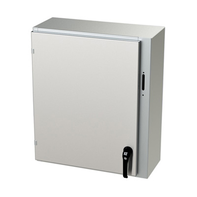 Saginaw Control & Engineering SCE-30XEL2510SSLP 30x25x10" 304 Stainless Steel Wall Mount Electrical Enclosure