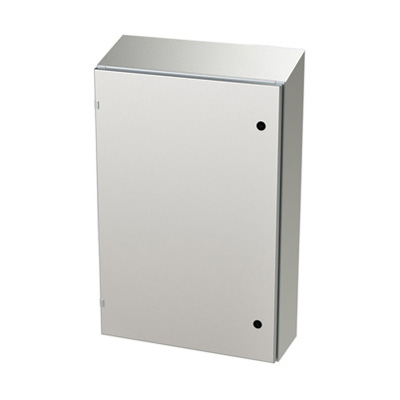 Saginaw Control & Engineering SCE-36EL2408SSST 36x24x8" 304 Stainless Steel Wall Mount Electrical Enclosure
