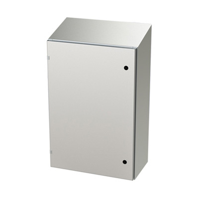 Saginaw Control & Engineering SCE-36EL2412SSST 36x24x12" 304 Stainless Steel Wall Mount Electrical Enclosure