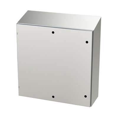 Saginaw Control & Engineering SCE-36EL3612SSST 36x36x12" 304 Stainless Steel Wall Mount Electrical Enclosure
