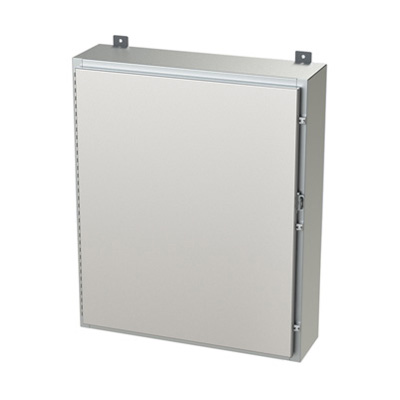 Saginaw Control & Engineering SCE-36H3008SSLP 36x30x8" 304 Stainless Steel Wall Mount Electrical Enclosure