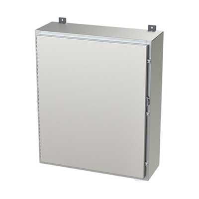 Saginaw Control & Engineering SCE-36H3010SSLP 36x30x10" 304 Stainless Steel Wall Mount Electrical Enclosure