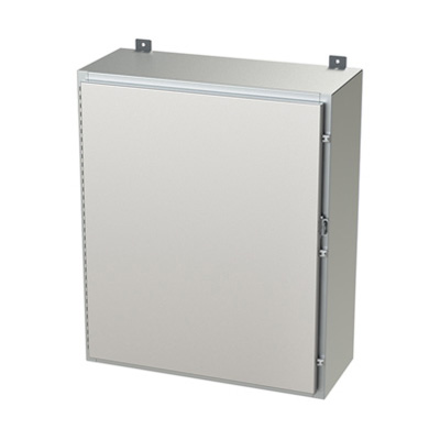 Saginaw Control & Engineering SCE-36H3012SSLP 36x30x12" 304 Stainless Steel Wall Mount Electrical Enclosure
