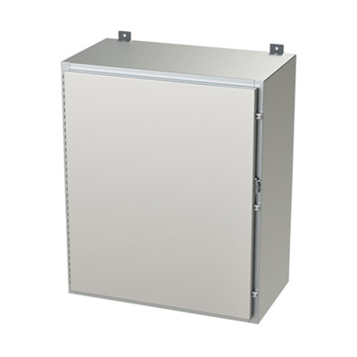 Saginaw Control & Engineering SCE-36H3016SSLP 36x30x16" 304 Stainless Steel Wall Mount Electrical Enclosure
