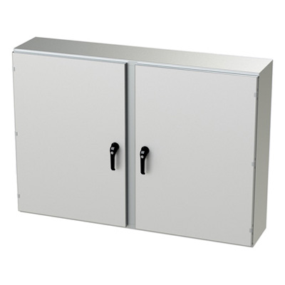 Saginaw Control & Engineering SCE-42EL6012SSWFALP 42x60x12" 304 Stainless Steel Wall Mount Electrical Enclosure