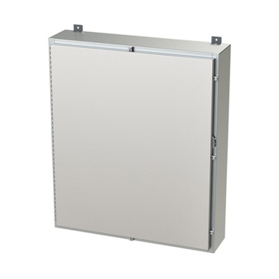 Saginaw Control & Engineering SCE-42H3608SSLP 42x36x8" 304 Stainless Steel Wall Mount Electrical Enclosure