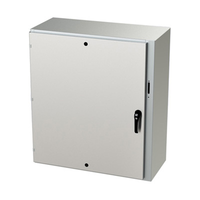Saginaw Control & Engineering SCE-42XEL3716SSLP 42x37x16" 304 Stainless Steel Wall Mount Electrical Enclosure