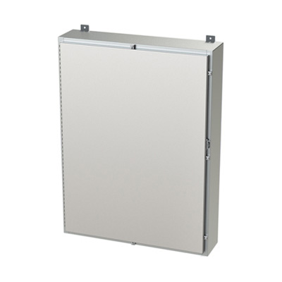 Saginaw Control & Engineering SCE-48H3608SSLP 48x36x8" 304 Stainless Steel Wall Mount Electrical Enclosure