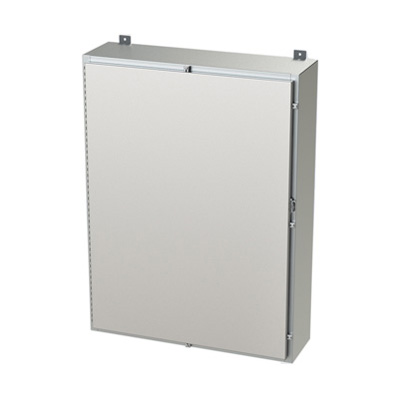 Saginaw Control & Engineering SCE-48H3610SSLP 48x36x10" 304 Stainless Steel Wall Mount Electrical Enclosure