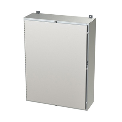 Saginaw Control & Engineering SCE-48H3612SSLP 48x36x12" 304 Stainless Steel Wall Mount Electrical Enclosure