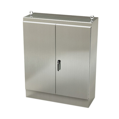 Saginaw Control & Engineering SCE-604818SSFSD 60x48x18" 304 Stainless Steel Free Standing Electrical Enclosure