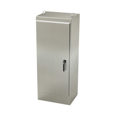 Saginaw Control & Engineering SCE-60EL2418SSFS 60x24x18" 304 Stainless Steel Free Standing Electrical Enclosure