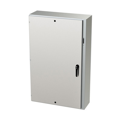 Saginaw Control & Engineering SCE-60XEL3712SSLP 60x37x12" 304 Stainless Steel Wall Mount Electrical Enclosure