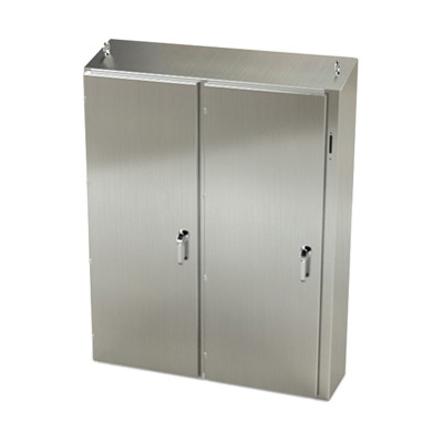 Saginaw Control & Engineering SCE-60XEL4912SSST 60x49x12" 304 Stainless Steel Free Standing Disconnect Electrical Enclosure