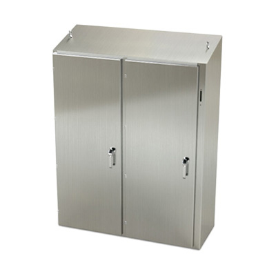 Saginaw Control & Engineering SCE-60XEL4918SSST 60x49x18" 304 Stainless Steel Free Standing Disconnect Electrical Enclosure