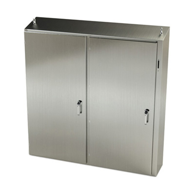 Saginaw Control & Engineering SCE-60XEL6112SSST 60x61x12" 304 Stainless Steel Free Standing Disconnect Electrical Enclosure