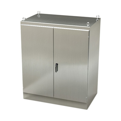 Saginaw Control & Engineering SCE-726036SSFSD 72x60x36" 304 Stainless Steel Free Standing Electrical Enclosure