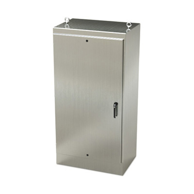 Saginaw Control & Engineering SCE-72EL3624SSFS 72x36x24" 304 Stainless Steel Free Standing Electrical Enclosure