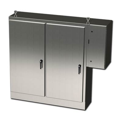 Saginaw Control & Engineering SCE-72XD6618SS6 316 Stainless Steel Free Standing Electrical Enclosure