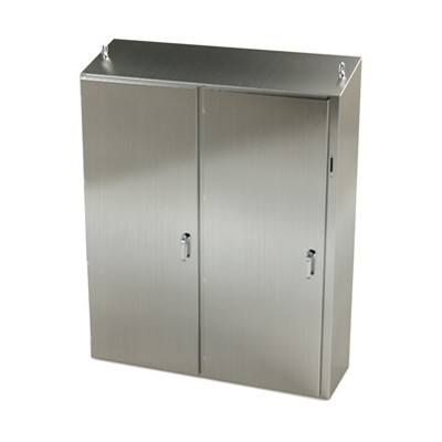 Saginaw Control & Engineering SCE-72XEL6118SSST 72x61x18" 304 Stainless Steel Free Standing Disconnect Electrical Enclosure