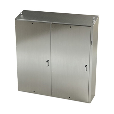 Saginaw Control & Engineering SCE-72XEL7318SSST 72x73x18" 304 Stainless Steel Free Standing Disconnect Electrical Enclosure