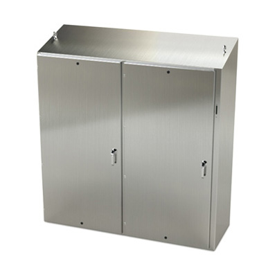 Saginaw Control & Engineering SCE-72XEL7324SSST 72x73x24" 304 Stainless Steel Free Standing Disconnect Electrical Enclosure