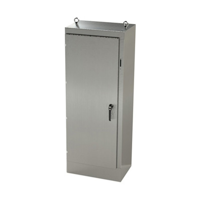 Saginaw Control & Engineering SCE-72XM2818SS 72x28x18" 304 Stainless Steel Free Standing Electrical Enclosure