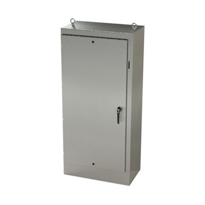 Saginaw Control & Engineering SCE-72XM3418SS 72x34x18" 304 Stainless Steel Free Standing Electrical Enclosure