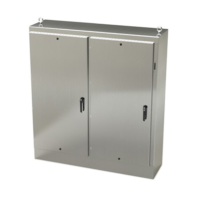 Saginaw Control & Engineering SCE-72XM6618SS 72x66x18" 304 Stainless Steel Free Standing Electrical Enclosure