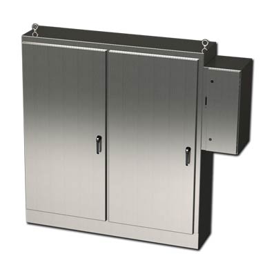 Saginaw Control & Engineering SCE-84XD7818SS6 316 Stainless Steel Free Standing Electrical Enclosure