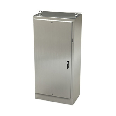 Saginaw Control & Engineering SCE-84XM4024SS 84x40x24" 304 Stainless Steel Free Standing Electrical Enclosure