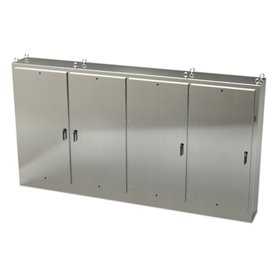 Saginaw Control & Engineering SCE-84XM4EW18SS 84x158x18" 304 Stainless Steel Free Standing Electrical Enclosure