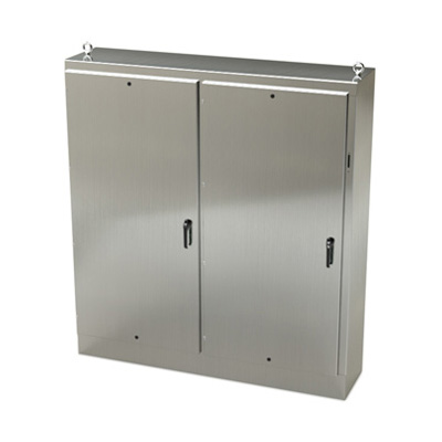 Saginaw Control & Engineering SCE-84XM7818SS 84x78x18" 304 Stainless Steel Free Standing Electrical Enclosure