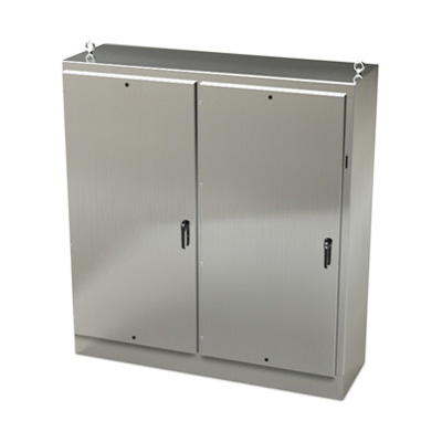 Saginaw Control & Engineering SCE-84XM7824SS 84x78x24" 304 Stainless Steel Free Standing Electrical Enclosure
