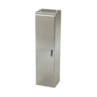 Saginaw Control & Engineering SCE-90EL2420SSFS 90x24x20" 304 Stainless Steel Free Standing Electrical Enclosure