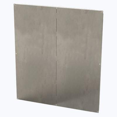 Saginaw Control & Engineering SCE-90P72F1GALV Galvanized Steel Back Panel for 90x72" Electrical Enclosures
