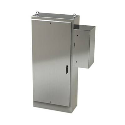Saginaw Control & Engineering SCE-90XD4018SS 90x40x18" 304 Stainless Steel Free Standing Electrical Enclosure