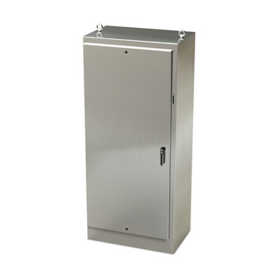 Saginaw Control & Engineering SCE-90XM4024SS 90x40x24" 304 Stainless Steel Free Standing Electrical Enclosure