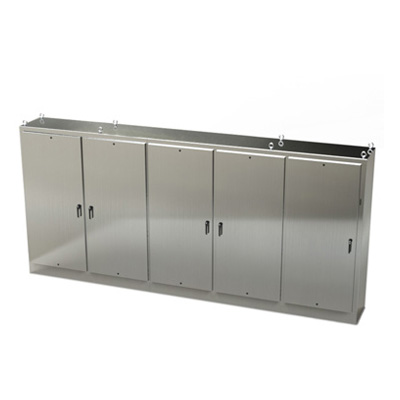 Saginaw Control & Engineering SCE-90XM5EW24SS 90x197x24" 304 Stainless Steel Free Standing Electrical Enclosure