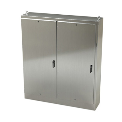 Saginaw Control & Engineering SCE-90XM7818SS 90x78x18" 304 Stainless Steel Free Standing Electrical Enclosure