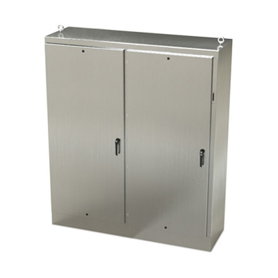 Saginaw Control & Engineering SCE-90XM7824SS 90x78x24" 304 Stainless Steel Free Standing Electrical Enclosure