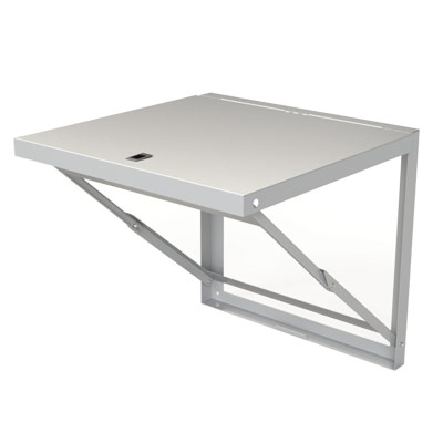 24 x 24" Metal Folding Shelf for Enclosures | SCE-FS2424LG 