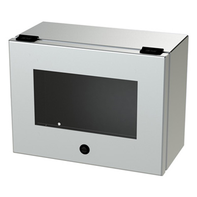 Saginaw Control & Engineering SCE-L9126ELJWSS 9x12x6" 304 Stainless Steel Wall Mount Electrical Enclosure