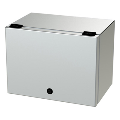 Saginaw Control & Engineering SCE-L9128ELJSS 9x12x8" 304 Stainless Steel Wall Mount Electrical Enclosure