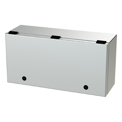 Saginaw Control & Engineering SCE-L9186ELJSS 9x18x6" 304 Stainless Steel Wall Mount Electrical Enclosure