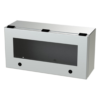 Saginaw Control & Engineering SCE-L9186ELJWSS 9x18x6" 304 Stainless Steel Wall Mount Electrical Enclosure