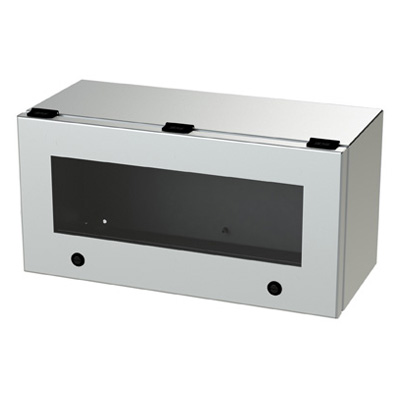 Saginaw Control & Engineering SCE-L9188ELJWSS 9x18x8" 304 Stainless Steel Wall Mount Electrical Enclosure